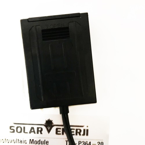 Sistem de alimentare curent electric cu panou solar (2 joule) PUHU - vintex - vedere detalii