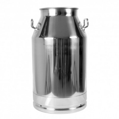 Bidon colectare EMT 30 L, inox, fara capac ermetic si fara clipsuri de prindere - vintex