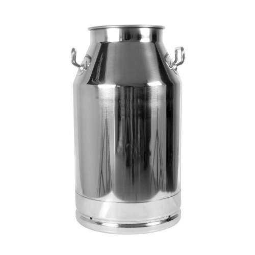 Bidon colectare EMT 40 L, inox, fara capac ermetic si fara clipsuri de prindere - vintex