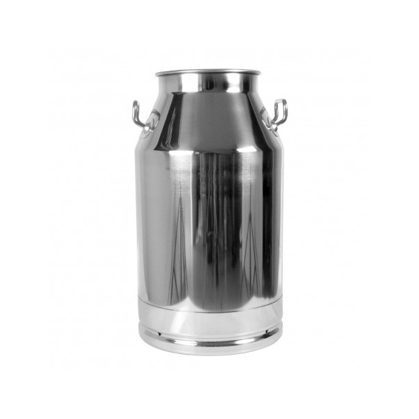 Bidon colectare EMT 40 L, inox, fara capac ermetic si fara clipsuri de prindere - vintex