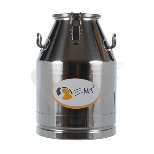 Bidon colectare EMT 30 L, inox, cu clipsuri de prindere, fara capac - vintex