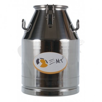 Bidon colectare EMT 30 L, inox, cu clipsuri de prindere, fara capac - vintex